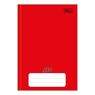 Imagem de Caderno Brochurão Tilibra Capa Dura Vermelho 96 Folhas