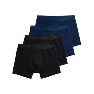 Imagem de Kit com 4 Cuecas Boxer Lupo 615-003 Colorido, Preto, G