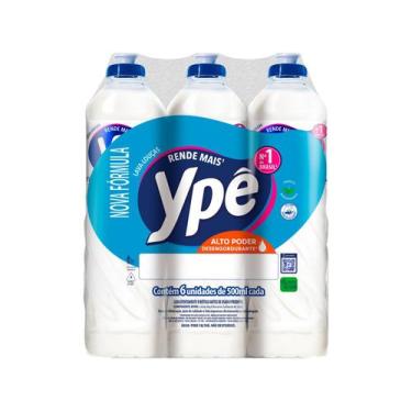 Imagem de Detergente Ypê Coco 500ml Com 6 Unidades, Coco