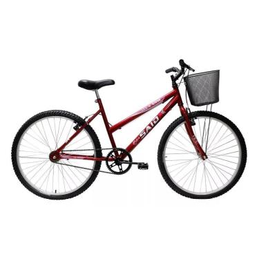 Imagem de Bicicleta Aro 26 Feminina Mono Sem Marcha Com Cesta Saidx