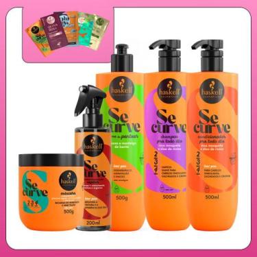 Imagem de Kit Transição Capilar 2ABC Se Curve Haskell 500ml - Haskell Cosméticos