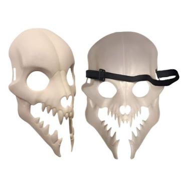 Imagem de Fantasia Máscara Caveira Animal Wendigo Halloween Cosplay - Pink Flami