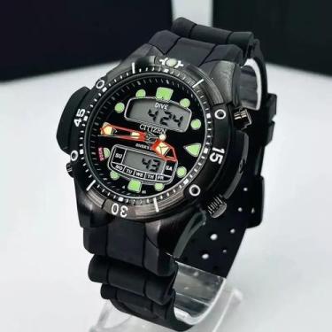 Imagem de Relógio Masculino Esportivo Estilo Aqualand Diver Digital Analógico Pr