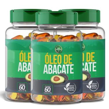 Imagem de Óleo De Abacate Puro 60 Cápsulas 1000mg Natural Premium - Brazil Colle