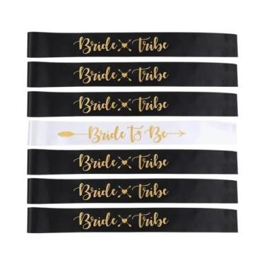 Imagem de Conjunto De Faixas Para a Tribo Da Noiva Para Casamento, Chá De Panela