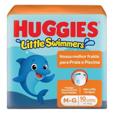 Imagem de Fralda Huggies Little Swimmers M/G 10 Un