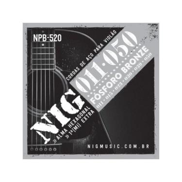 Imagem de Encordoamento Para Violão Aço .011 Npb520 Nig