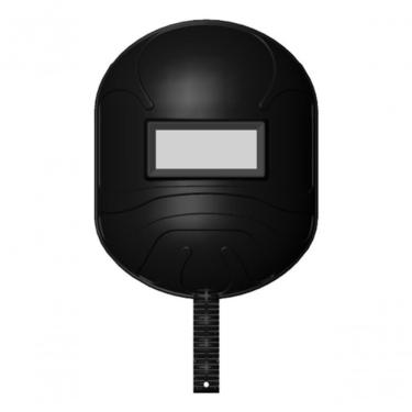 Imagem de Máscara de Solda de Mão F103 para Proteção dos Olhos e Rosto com Lente Fumê e CA Preto Universal Automotive