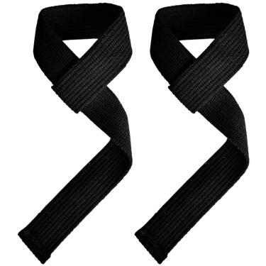 Imagem de Strap para Musculação Par Tala Straps Profissional Algodão Antialérgico Alta Resistência OEM