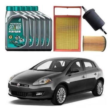 Imagem de Kit Revisao Oleo Filtro Fiat Bravo 1.8 2010 A 2016 - Wega