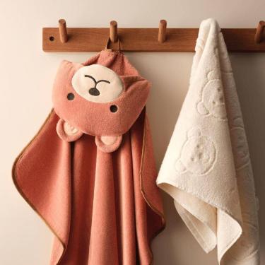 Imagem de Toalha Capuz Teddy Algodão 90x80 - A\BABY