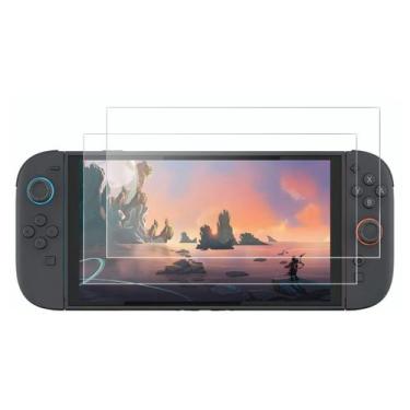 Imagem de 2uni - película proteção para Switch 2 - vidro anti impacto - Genérica