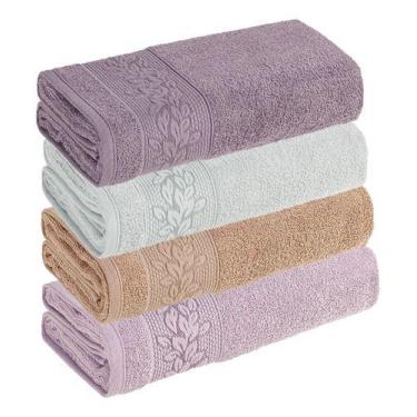 Imagem de Toalha De Banho Karsten Provence Softmax 4 Unidades Sortidos