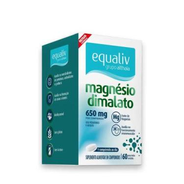 Imagem de Magnésio 650mg 60 Comprimidos Equaliv