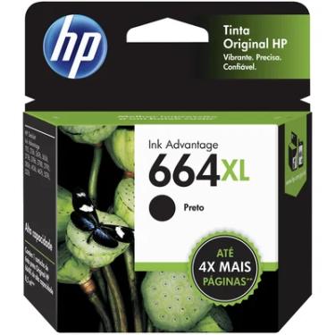 Imagem de Cartucho HP 664XL, Jato De Tinta, 8.5ml, Preto - F6V31AB