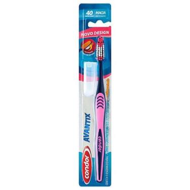 Imagem de Escova Dental Cerdas Macias Cabeça Larga Avantix Condor 1 Unidade