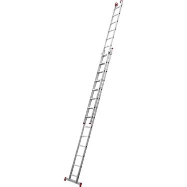 Imagem de Escada Extensiva De Alumínio, 2 X 14 Degraus, 3 Em 1, Esc0623, Botafogo