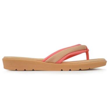 Imagem de Chinelo Piccadilly Anabela Médio Wide Fit Pés Largos 410034, Rose, Ave