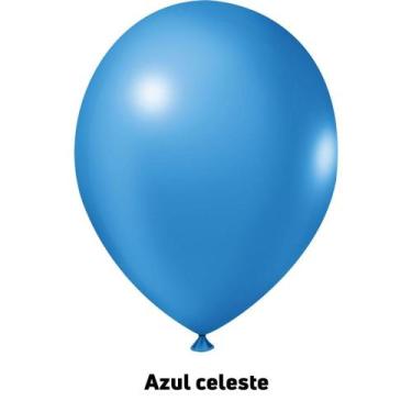 Imagem de Balao 9 Liso Party Azul Royal C/50 Joy - JOY BALOES