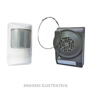 Imagem de Sensor Detector de Presença Remoto com Alarme RS DPR-II Sem Fio Alcanc