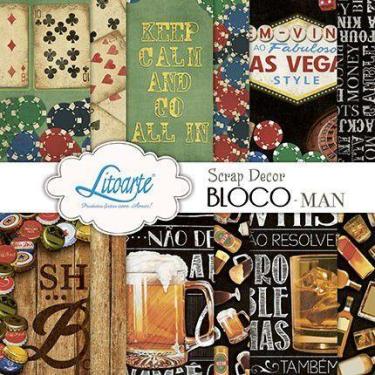 Imagem de Bloco LT - 15x15cm - Man - Litoarte