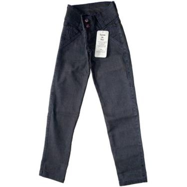 Imagem de Calça Jeans Infantil Menino Menina - anjo da mamãe, Laranja, Escuro, 8