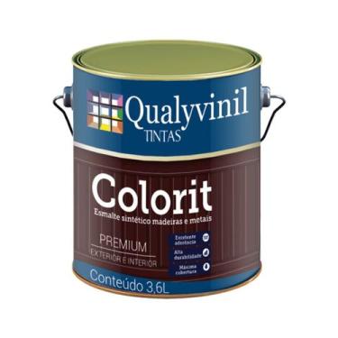 Imagem de Esmalte Colorit Premium Grafite Escuro 3,6L Qualyvinil, 6600.071.23