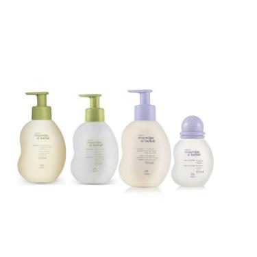 Imagem de Kit Natura Mamãe e bebe Shampoo e Condicionador Hidratante + Colonia r
