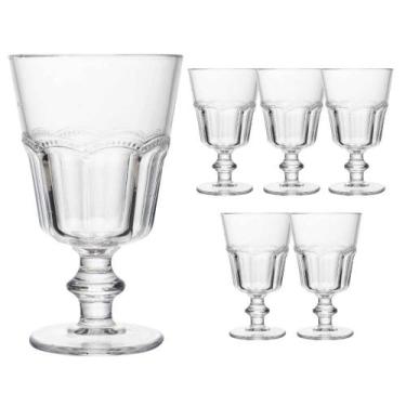 Imagem de Jogo 6 Taça De Vidro Para água Suco Refrigerante Belle Epoque 225ml Ly