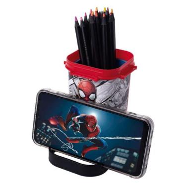 Imagem de Organizador Porta Lápis e Caneta com Suporte para Celular Plasutil, Ho