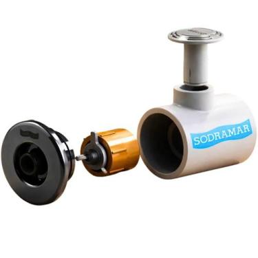 Imagem de Dispositivo De Hidro Flat Inox 316 Para Piscina Sodramar 50mm