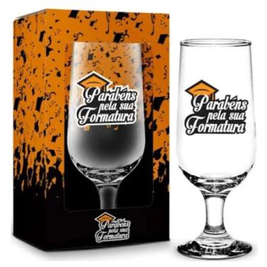 Imagem de Taca Parabens Pela Sua Formatura 3541 300ml - Brasfoot