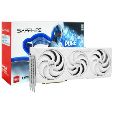 Imagem de Placa de Vídeo Sapphire Gaming Pure OC RX9070 XT 16GB GDDR6 Ray Tracing RDNA 3