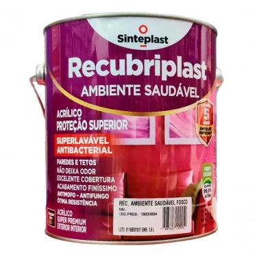 Imagem de Tinta Ambiente Saudavel Fosco Algodao Egipcio com Proteção Contra Bactérias e Fungos 3,6L Branco REC