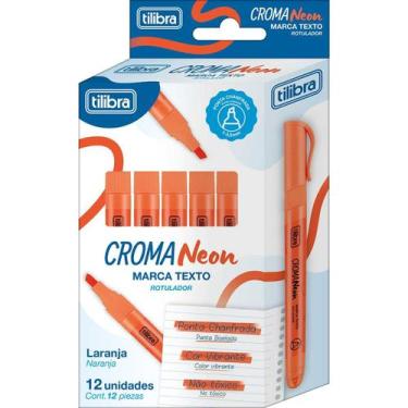 Imagem de Marca Texto Croma Laranja Neon - Tilibra