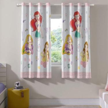 Imagem de Cortina Quarto Infantil Corta Luz Princesas 2,60m x 1,70 - Bella Janel