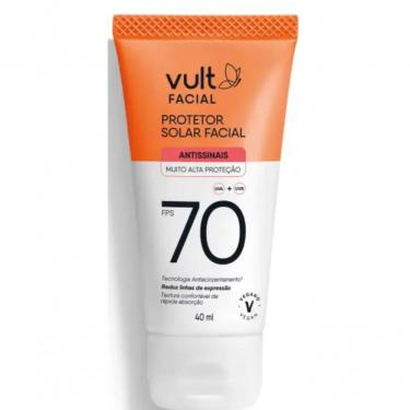 Imagem de Protetor Solar Facial Antissinais com FPS 70 de Proteção UVA UVB e Tecnologia Antienvelhecimento e Antiacinzentamento