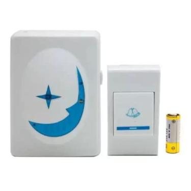Imagem de Campainha Digital Inteligente Sem Fio Codificado Alimentado por Pilhas