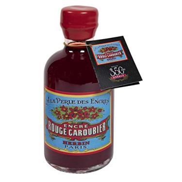 Imagem de Herbin 12922T - Frasco de tinta"Special 350 Anos" 500 ml para canetas-tinteiro e canetas rolo, vermelho caroubier/alfarroba