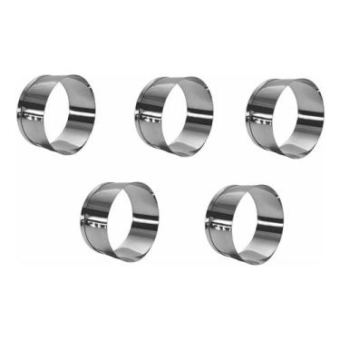 Imagem de Aro Cortador Redondo 8x5 - P Bolo, Massas, Biscoito - 5 Un