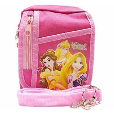 Imagem de Mini bolsa de ombro Princesa da Disney: Bela como uma rosa, rosa choque