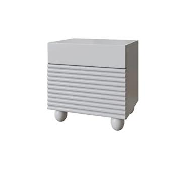 Imagem de jinyi2016SHOP Mesas laterais para cama simples mesa de cabeceira quarto mesa de cabeceira luminária de luxo armário pequeno gaveta quadrada mesa de cabeceira mesa de cabeceira para quarto (cor: C)