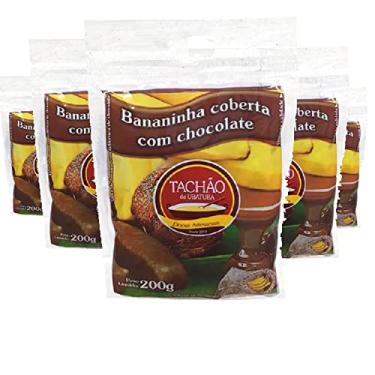 Imagem de 5x Bananinha com Chocolate TACHÃO DE UBATUBA 200g