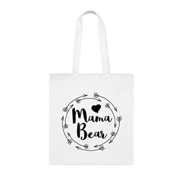 Imagem de Sacola Mamãe Urso Flechas, Bolsa Mamãe Urso Presente para Mamãe Urso, Bolsa de ombro Mamãe Urso, Bolsas reutilizáveis, Presente para Mamãe da Filha favorita,