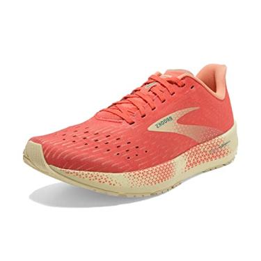 Imagem de Brooks Hyperion Tempo Feminino, Coral quente/flan/coral, 5