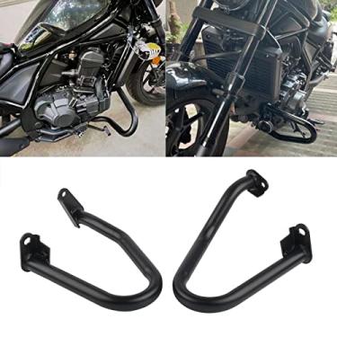 Imagem de FINMOKAL Barras De Proteção De Proteção Do Motor Baixo Preto Para Honda Rebel 1100 Cmx1100 2021