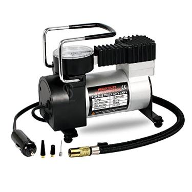 Imagem de Compressor 12v De Ar Portátil Até 100psi Carro Moto Bola