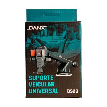 Imagem de Suporte Veicular De Pressão Universal Preto Para Smartphones Danx DS23