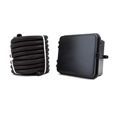 Imagem de Dakota Alert DCHT-4000 Transmissor de alarme de entrada de garagem sem fio com sensor de veículo de mangueira de borracha de 7,5 m - Sistema de monitoramento externo