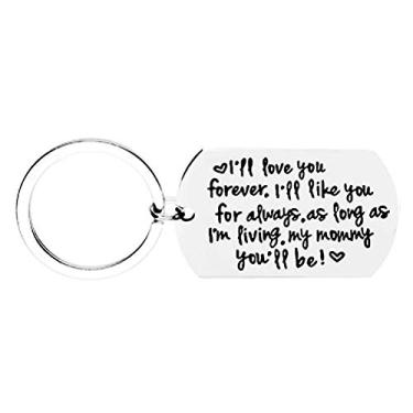 Imagem de Presentes de chaveiro I Love You Forever para mãe, mãe, mãe, Natal, Dia das Mães, Presentes para mulheres